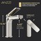 Anzzi 1-Handle Bathroom Faucet in Brushed Nickel L-AZ900BN - alternate 3